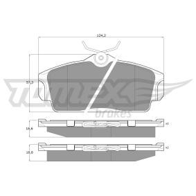 Bremsbeläge für NISSAN von TOMEX brakes