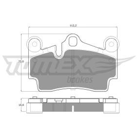 Comprar Juego de pastillas de freno de TOMEX brakes TX 14-76 a bajo precio de 48,47 €