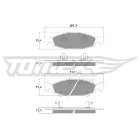 Bremsbeläge TX 14-89 von TOMEX brakes günstig für 49,48 € online kaufen
