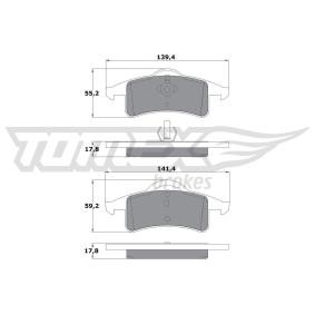 Bremsbeläge TX 14-90 von TOMEX brakes günstig für 32,00 € online kaufen