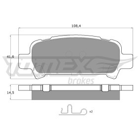 Bremsbeläge für SUBARU von TOMEX brakes
