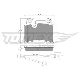 Bremsbeläge von TOMEX brakes