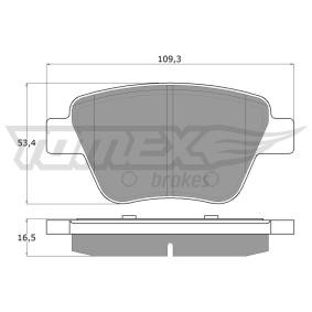 Köp Bromsbelägg av TOMEX brakes TX 16-59 till det låga priset 515,67 kr