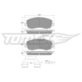Acquista Kit pastiglie freni da TOMEX brakes TX 16-80 a buon mercato per soli 35,86 €