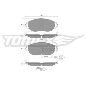 Bremsbeläge TX 16-84 von TOMEX brakes günstig für 68,83 € online kaufen