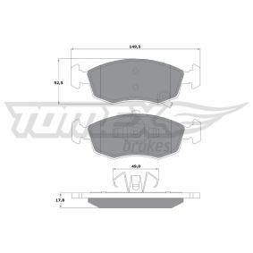 Acquista Kit pastiglie freni da TOMEX brakes TX 16-90 a buon mercato per soli 38,19 €