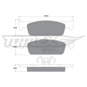 Bremsbeläge TX 16-94 von TOMEX brakes günstig für 38,17 € online kaufen