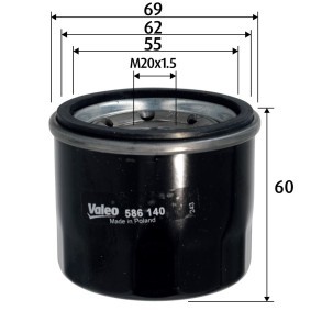 Køb Oliefilter af VALEO 586140 til den lave pris 87,96 DKK