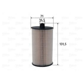 Kraftstofffilter des Herstellers VALEO - Originalware Artikelnummer: 587071