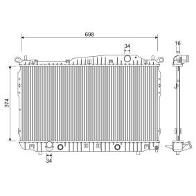 Kjøp Radiator, motorkjøling av VALEO 701241 til den lave prisen 2083,66 NOK