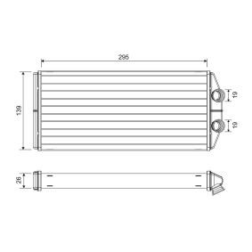 Wärmetauscher, Innenraumheizung 811504 von VALEO günstig für 82,93 € online kaufen