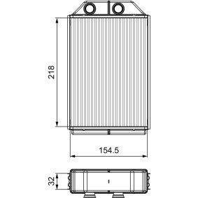 Achetez des Radiateur de chauffage VALEO 811530 à prix pour 75,63 €