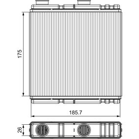 Wärmetauscher, Innenraumheizung 811543 von VALEO günstig für 92,61 € online kaufen