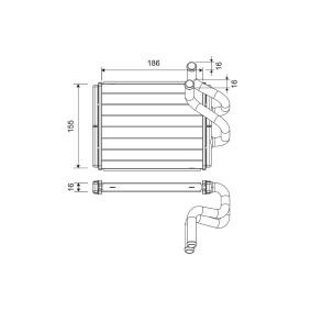 Wärmetauscher, Innenraumheizung 811555 von VALEO günstig für 66,98 € online kaufen