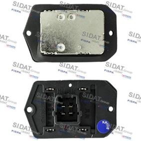 Gebläsewiderstand 10.9170 TOYOTA YARIS von SIDAT