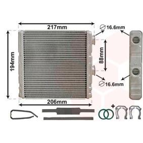 Compre Radiador de calefacción de VAN WEZEL online para LAGUNA Coupé (DT0/1) a precios moderados