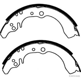 Bremsbackensatz J3506019 von HERTH+BUSS JAKOPARTS günstig für 26,57 € online kaufen
