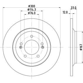 Bremsscheibe MDC2844C von MINTEX günstig für 45,23 € online kaufen