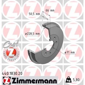 Bremstrommel 440.1830.20 von ZIMMERMANN günstig für 42,79 € online kaufen