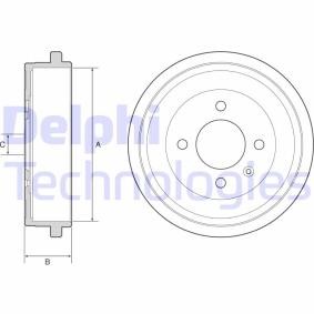 Achetez des Tambour de frein DELPHI BF549 à prix pour 30,23 €