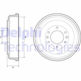 Compre Tambor de travão da DELPHI BF555 a um preço baixo por 51,02 €