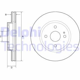 Achetez des Disque de frein de chez DELPHI en ligne pour 2 Berline (DL) à prix modérés