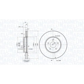Køb Bremseskive af MAGNETI MARELLI 360406026101 til den lave pris 807,46 DKK