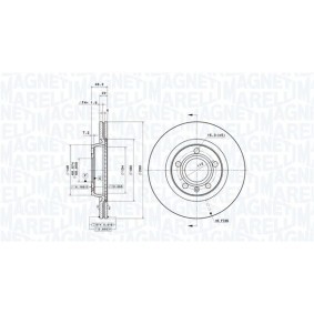 Køb Bremseskive af MAGNETI MARELLI 360406049901 til den lave pris 798,05 DKK