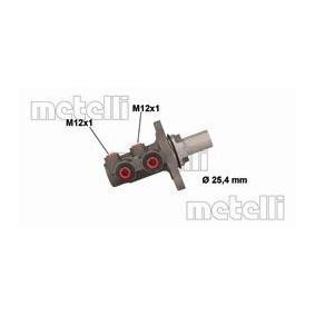 Achetez des Maître-cylindre de chez METELLI en ligne pour Meriva Mk II (B) (S10) à prix modérés