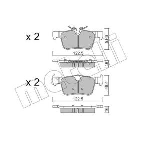 Bremsbeläge für VOLVO von METELLI