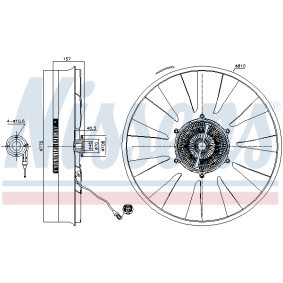 Acquista Frizione ventola da NISSENS 86216 a buon mercato per soli 950,50 €