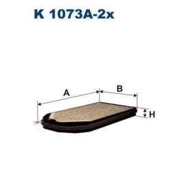 Köp Kupéfilter av FILTRON K 1073A-2x till det låga priset 604,57 kr
