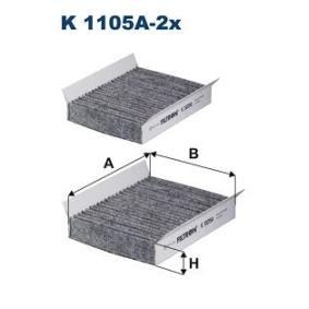 Compre Filtro, ar do habitáculo da FILTRON K 1105A-2x a um preço baixo por 11,82 €