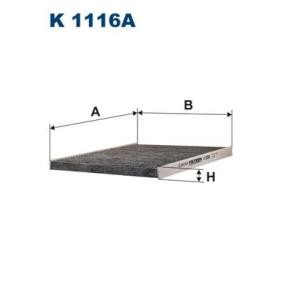 Compre Filtro, ar do habitáculo da FILTRON K 1116A a um preço baixo por 24,93 €