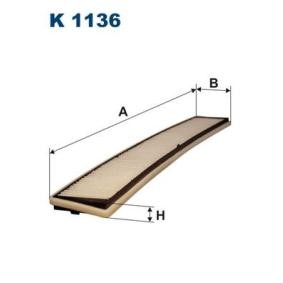 Köp Kupéfilter av FILTRON K 1136 till det låga priset 188,00 kr