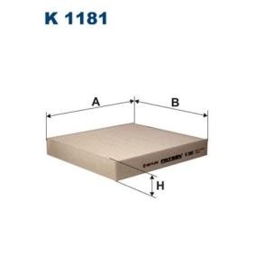 Compre Filtro, ar do habitáculo da FILTRON K 1181 a um preço baixo por 9,92 €