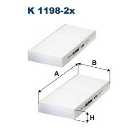 Compre Filtro, ar do habitáculo da FILTRON K 1198-2x a um preço baixo por 9,06 €