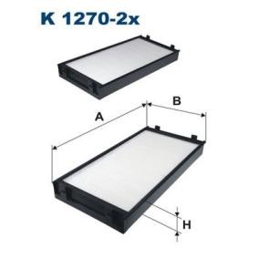 Compre Filtro, ar do habitáculo da FILTRON K 1270-2x a um preço baixo por 20,05 €