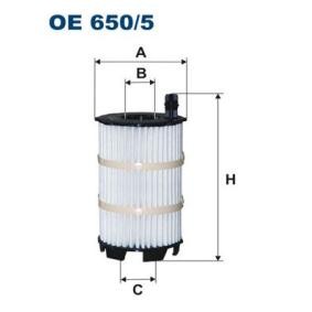Achetez des Filtre à huile FILTRON OE 650/5 à prix pour 26,36 €