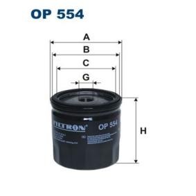 Comprar Filtro de aceite de FILTRON OP 554 a bajo precio de 8,97 €