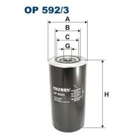 Acquista Filtro olio da FILTRON OP 592/3 a buon mercato per soli 19,85 €