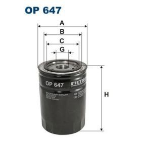 Acquista Filtro olio da FILTRON OP 647 a buon mercato per soli 6,31 €