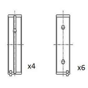Kurbelwellenlager BM1054-STD von FAI AutoParts günstig für 18,71 € online kaufen