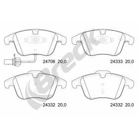Achetez des Plaquettes de frein BRECK 24706 00 551 10 à prix pour 64,09 €
