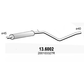 Acquista Marmitta centrale da ASSO 13.6002 a buon mercato per soli 151,97 €