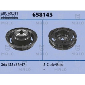 Riemenscheibe, Kurbelwelle 658145 von MALÒ günstig für 46,64 € online kaufen