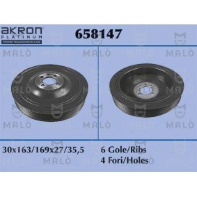 Riemenscheibe, Kurbelwelle 658147 von MALÒ günstig für 55,06 € online kaufen
