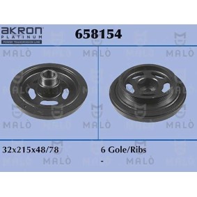 Riemenscheibe, Kurbelwelle 658154 von MALÒ günstig für 103,29 € online kaufen