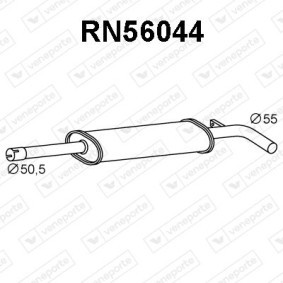 Vorschalldämpfer von VENEPORTE für MEGANE III Coupe (DZ0/1_) günstig online kaufen