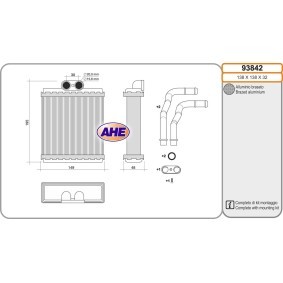 Acquista Scambiatore calore per riscaldamento abitacolo da AHE 93842 a buon mercato per soli 103,21 €